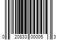 Barcode Image for UPC code 020833000053