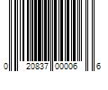 Barcode Image for UPC code 020837000066