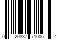 Barcode Image for UPC code 020837710064