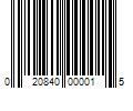 Barcode Image for UPC code 020840000015