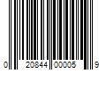 Barcode Image for UPC code 020844000059