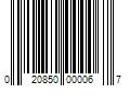 Barcode Image for UPC code 020850000067