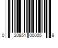 Barcode Image for UPC code 020851000059