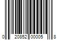 Barcode Image for UPC code 020852000058