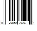 Barcode Image for UPC code 020860000071