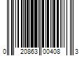 Barcode Image for UPC code 020863004083