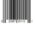 Barcode Image for UPC code 020867001101