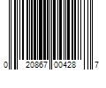 Barcode Image for UPC code 020867004287