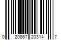 Barcode Image for UPC code 020867203147