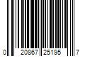 Barcode Image for UPC code 020867251957