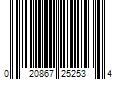 Barcode Image for UPC code 020867252534