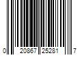 Barcode Image for UPC code 020867252817