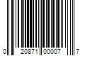 Barcode Image for UPC code 020871000077