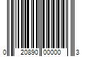 Barcode Image for UPC code 020890000003