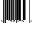 Barcode Image for UPC code 020892007048