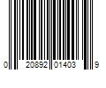 Barcode Image for UPC code 020892014039