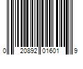 Barcode Image for UPC code 020892016019