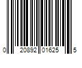 Barcode Image for UPC code 020892016255