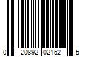 Barcode Image for UPC code 020892021525