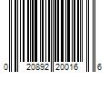 Barcode Image for UPC code 020892200166