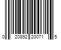 Barcode Image for UPC code 020892200715