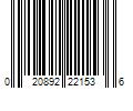 Barcode Image for UPC code 020892221536