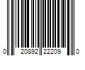 Barcode Image for UPC code 020892222090