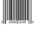 Barcode Image for UPC code 020892222458