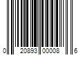 Barcode Image for UPC code 020893000086