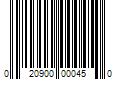 Barcode Image for UPC code 020900000450