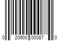 Barcode Image for UPC code 020900000870