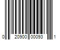 Barcode Image for UPC code 020900000931