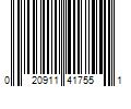 Barcode Image for UPC code 020911417551