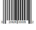 Barcode Image for UPC code 020926000052