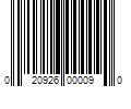 Barcode Image for UPC code 020926000090