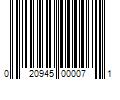 Barcode Image for UPC code 020945000071