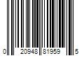 Barcode Image for UPC code 020948819595