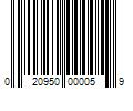 Barcode Image for UPC code 020950000059