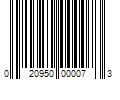 Barcode Image for UPC code 020950000073