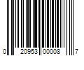 Barcode Image for UPC code 020953000087