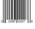 Barcode Image for UPC code 020957000076