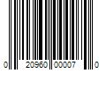 Barcode Image for UPC code 020960000070