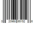 Barcode Image for UPC code 020968651526