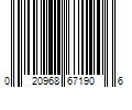 Barcode Image for UPC code 020968671906