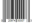 Barcode Image for UPC code 020974000073