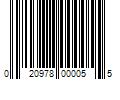 Barcode Image for UPC code 020978000055