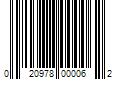 Barcode Image for UPC code 020978000062