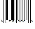 Barcode Image for UPC code 020981000059