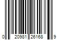 Barcode Image for UPC code 020981261689