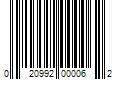 Barcode Image for UPC code 020992000062